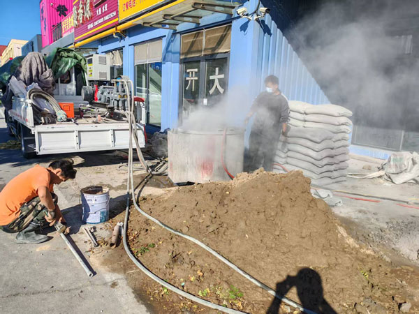 沙湾顶管注浆加固
